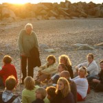 Auf dem Abendspaziergang am Strand von Hiddensee | Ute Fritsch