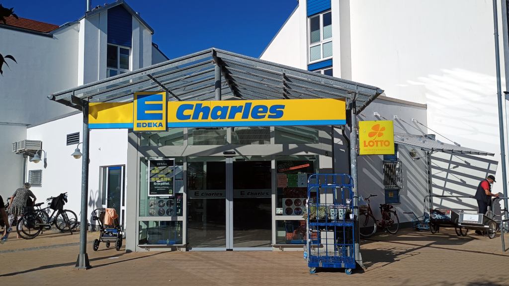 Edeka Markt "Charles" in Vitte auf Hiddensee