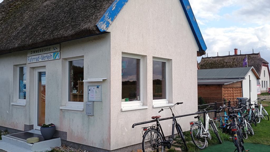 Fahrradverleih Niedermüller in Neuendorf auf Hiddensee