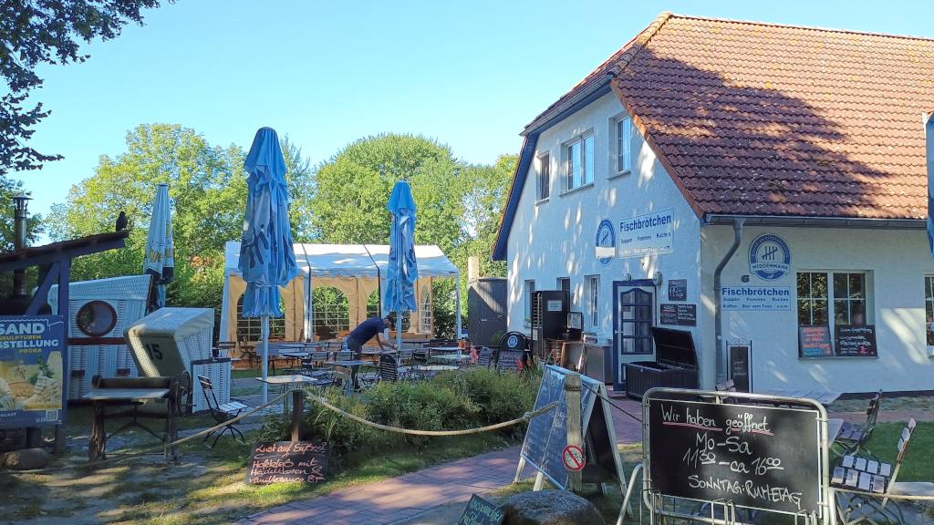 Das Fisch-Bistro Middenmank in Kloster auf Hiddensee