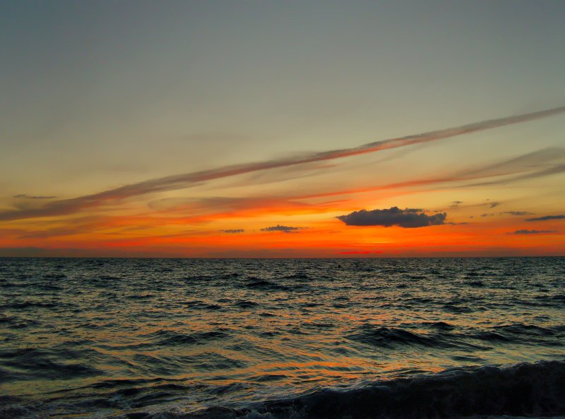 Sonnenuntergang auf Hiddensee