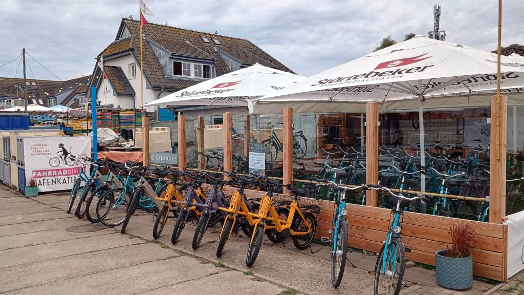 Fahrradstation Hafenkater in Vitte auf Hiddensee