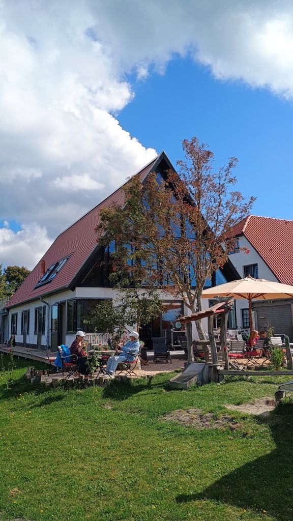Gartencafé in Vitte auf Hiddensee