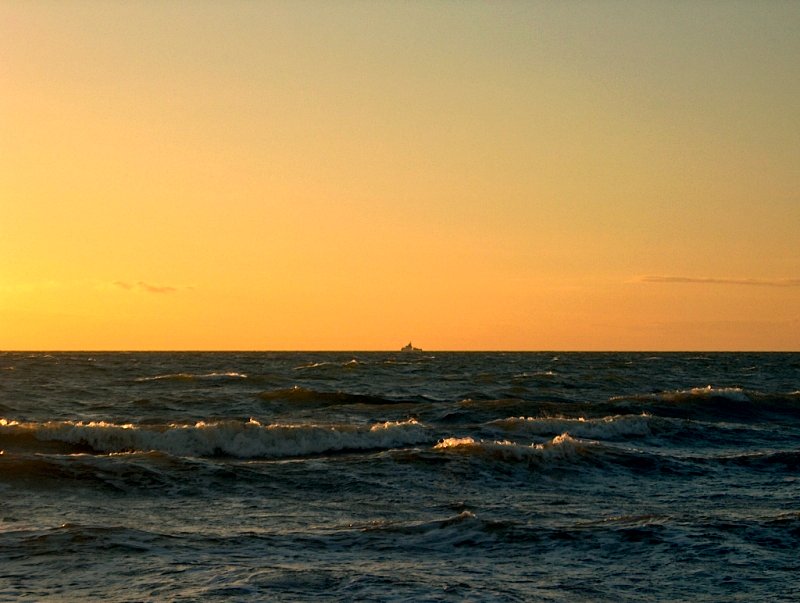 Schiff Horizont Ostsee