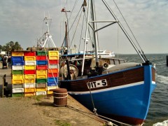Hafen Vitte auf Hiddensee